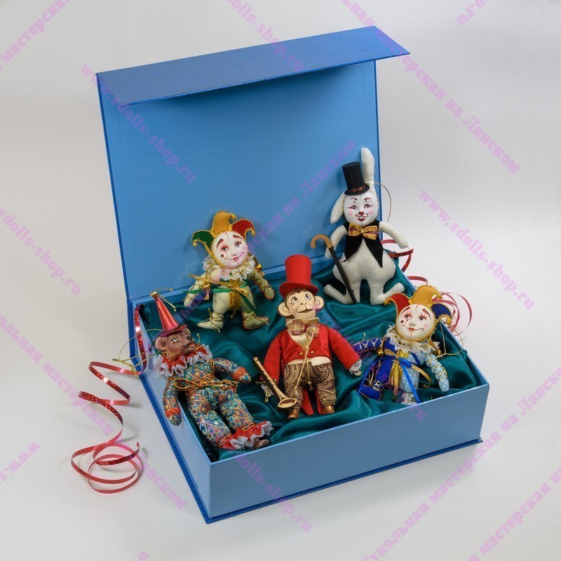 Набор подарочный из 5 игрушек "Цирк N8"