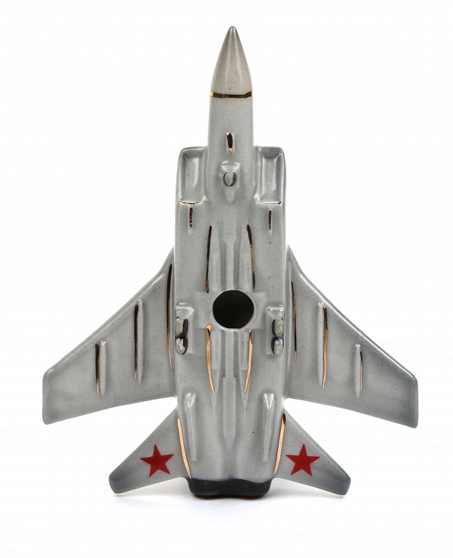 Елочная игрушка "Самолет МИГ31"