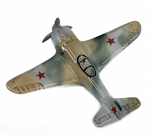 Елочная игрушка "Самолет Ла-5"